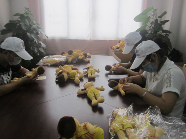 Full inspection of plush toys